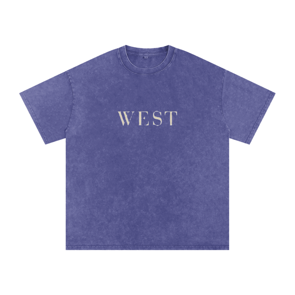 WEST SNOW WASHED COTTON TEE
