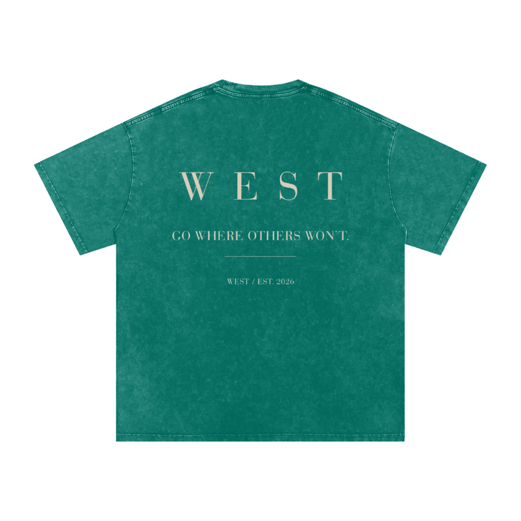 WEST SNOW WASHED COTTON TEE