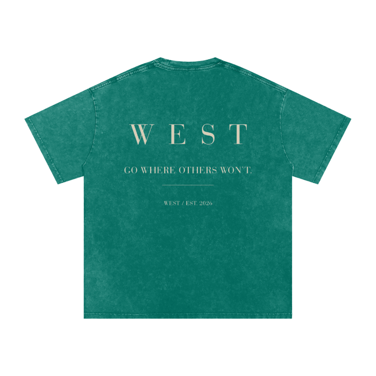 WEST SNOW WASHED COTTON TEE