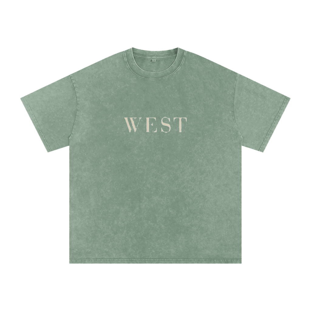 WEST SNOW WASHED COTTON TEE