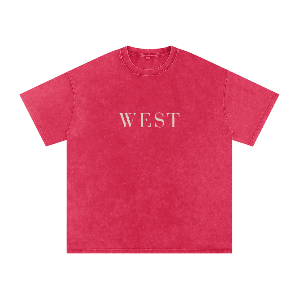 WEST SNOW WASHED COTTON TEE