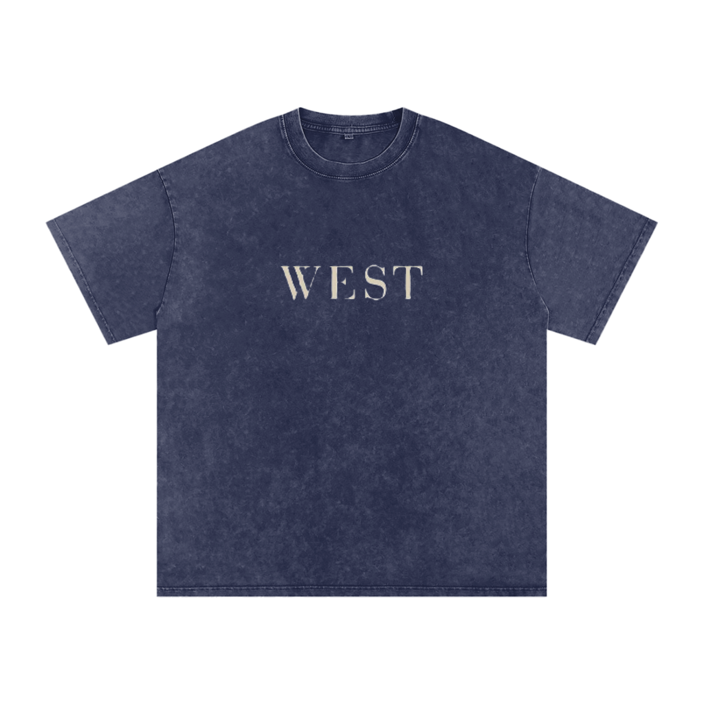 WEST SNOW WASHED COTTON TEE