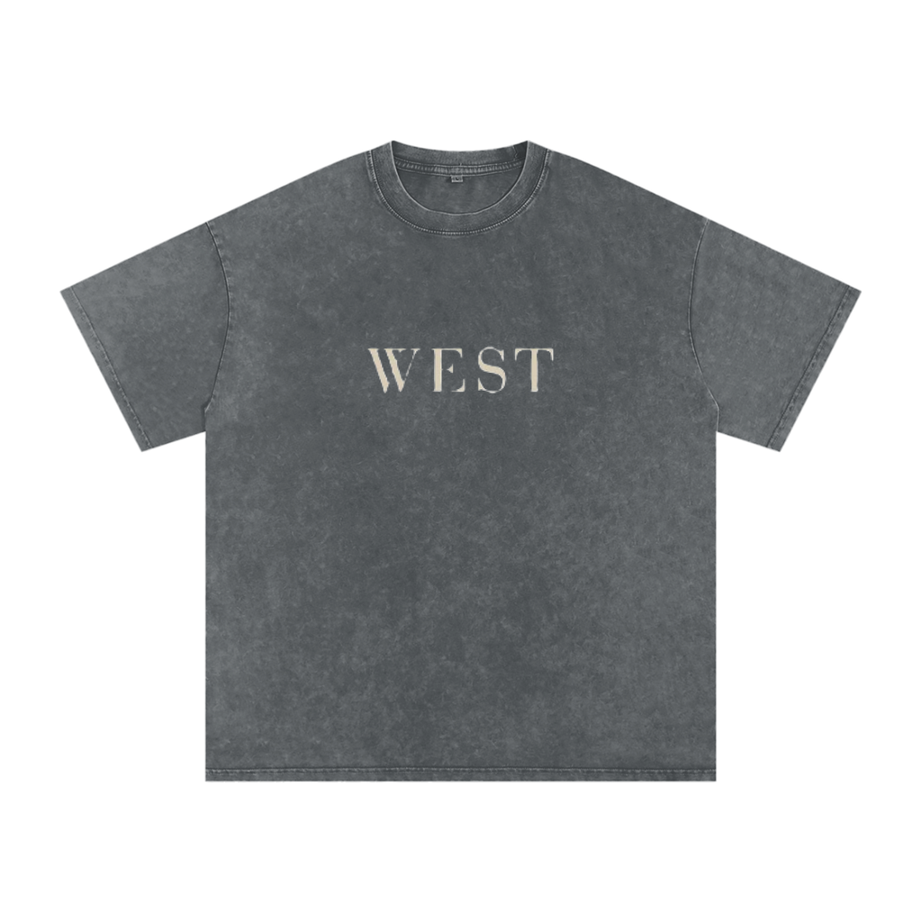 WEST SNOW WASHED COTTON TEE