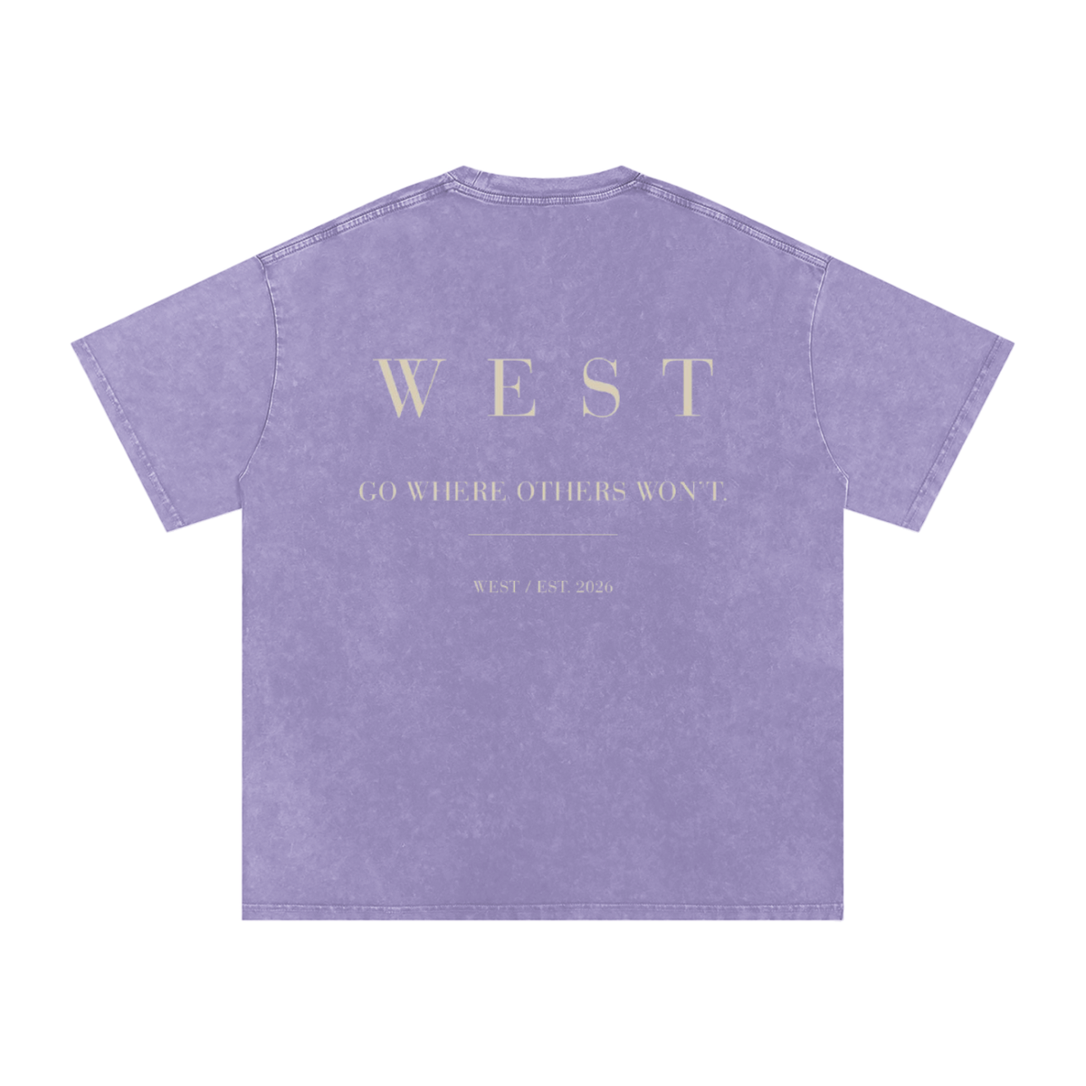 WEST SNOW WASHED COTTON TEE