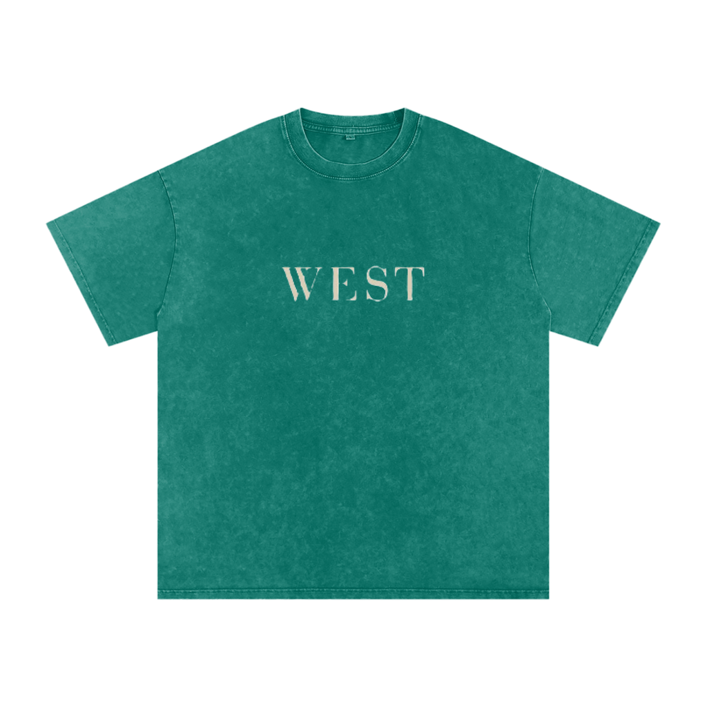WEST SNOW WASHED COTTON TEE
