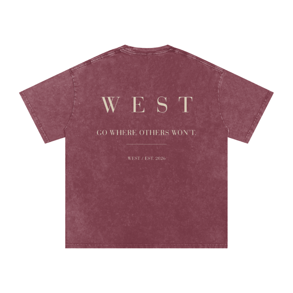 WEST SNOW WASHED COTTON TEE