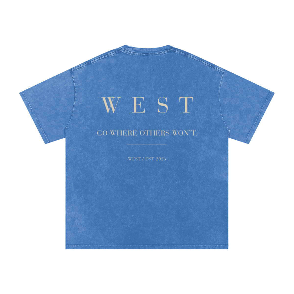 WEST SNOW WASHED COTTON TEE