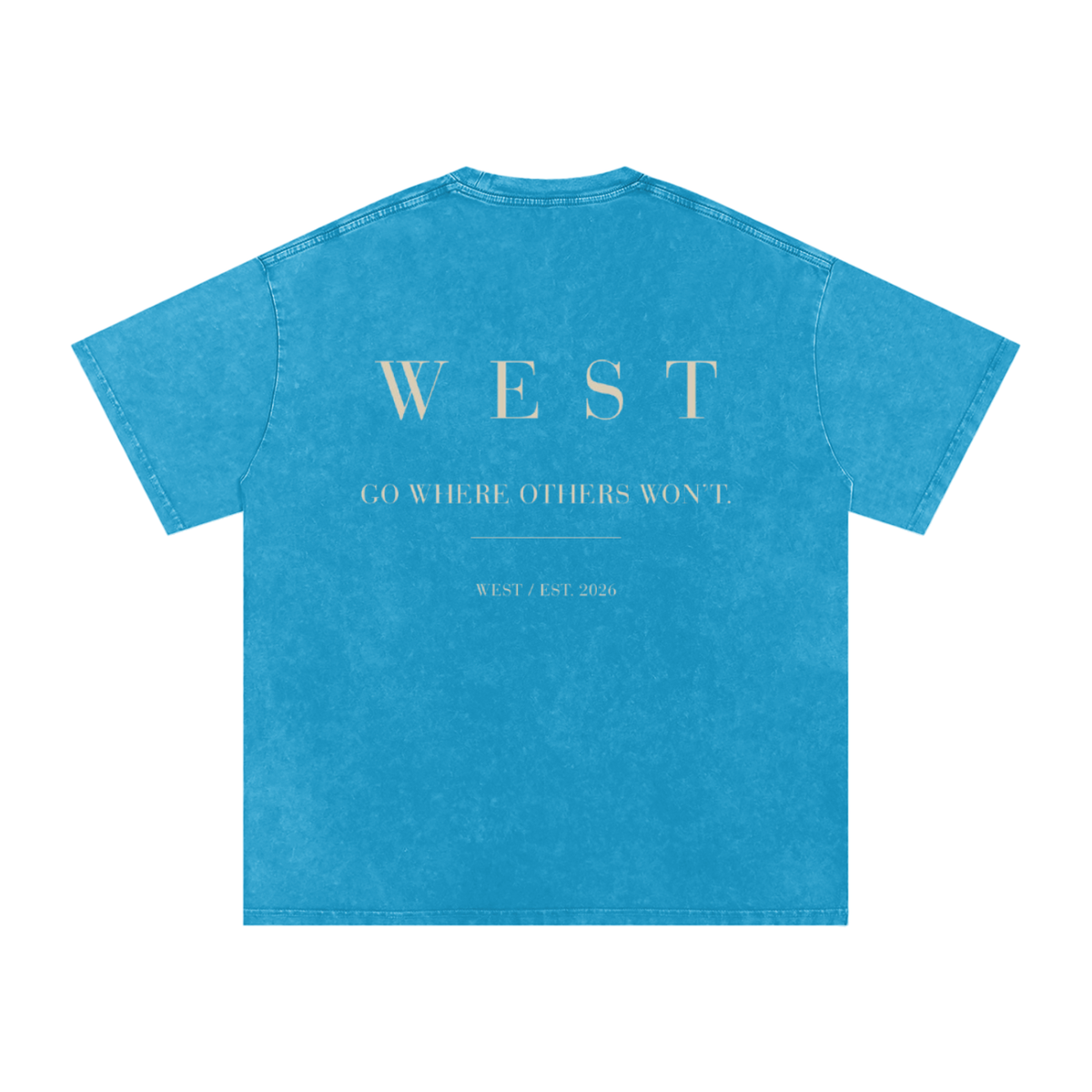 WEST SNOW WASHED COTTON TEE
