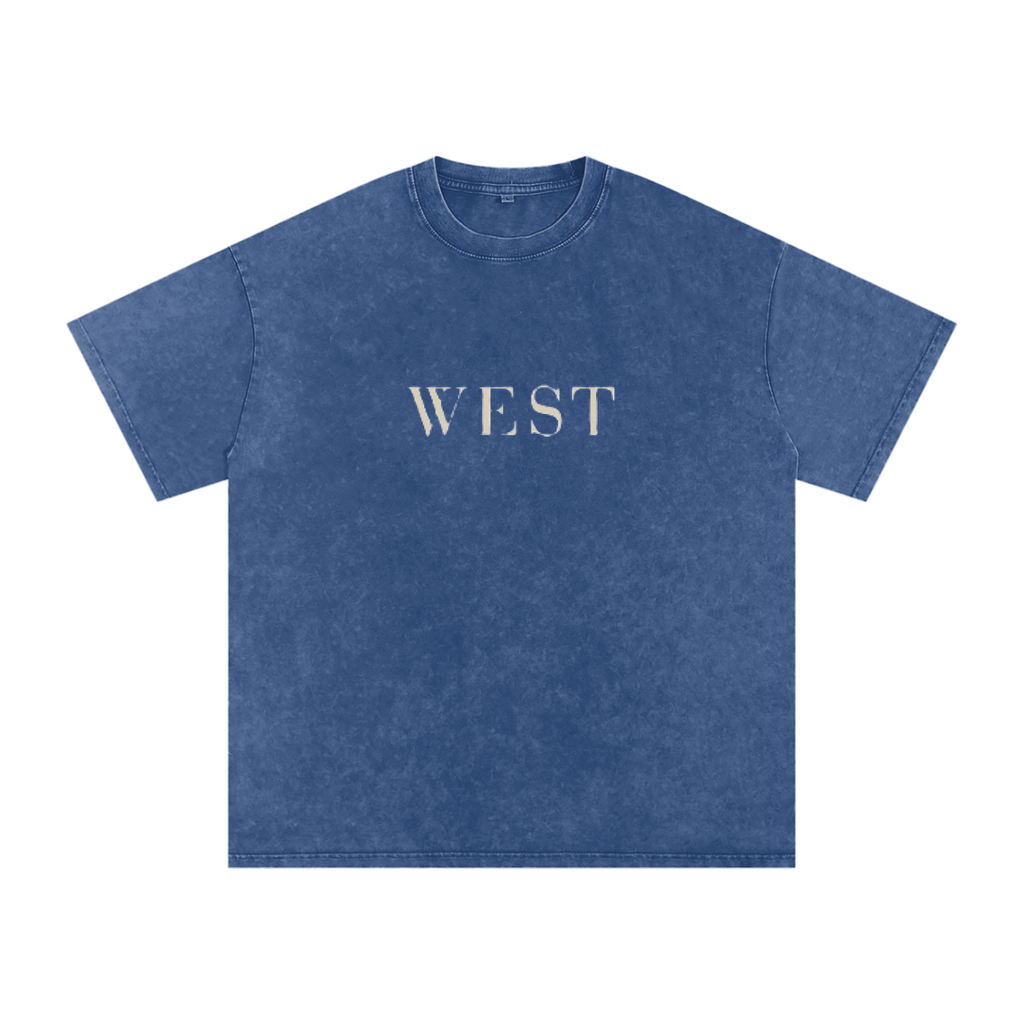 WEST SNOW WASHED COTTON TEE