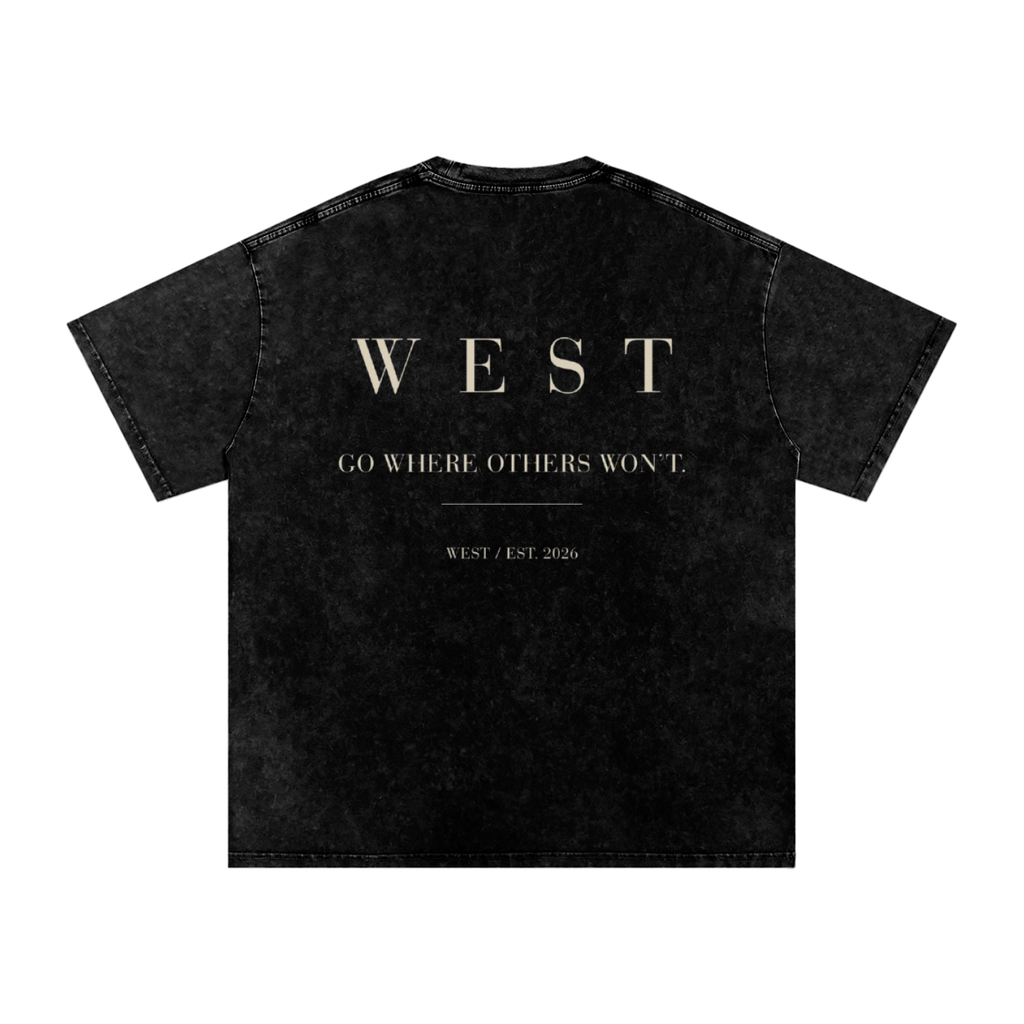 WEST SNOW WASHED COTTON TEE
