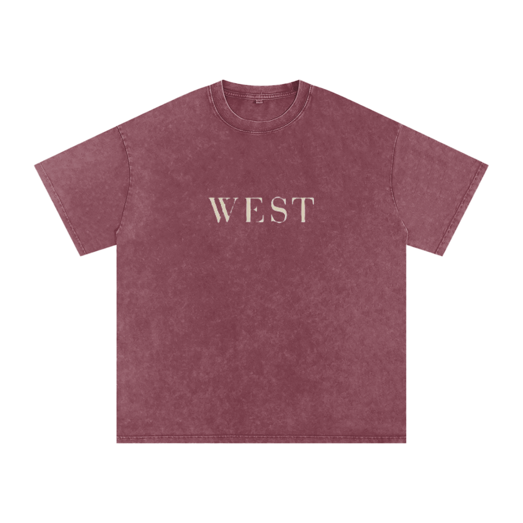 WEST SNOW WASHED COTTON TEE