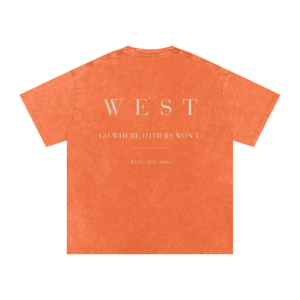 WEST SNOW WASHED COTTON TEE