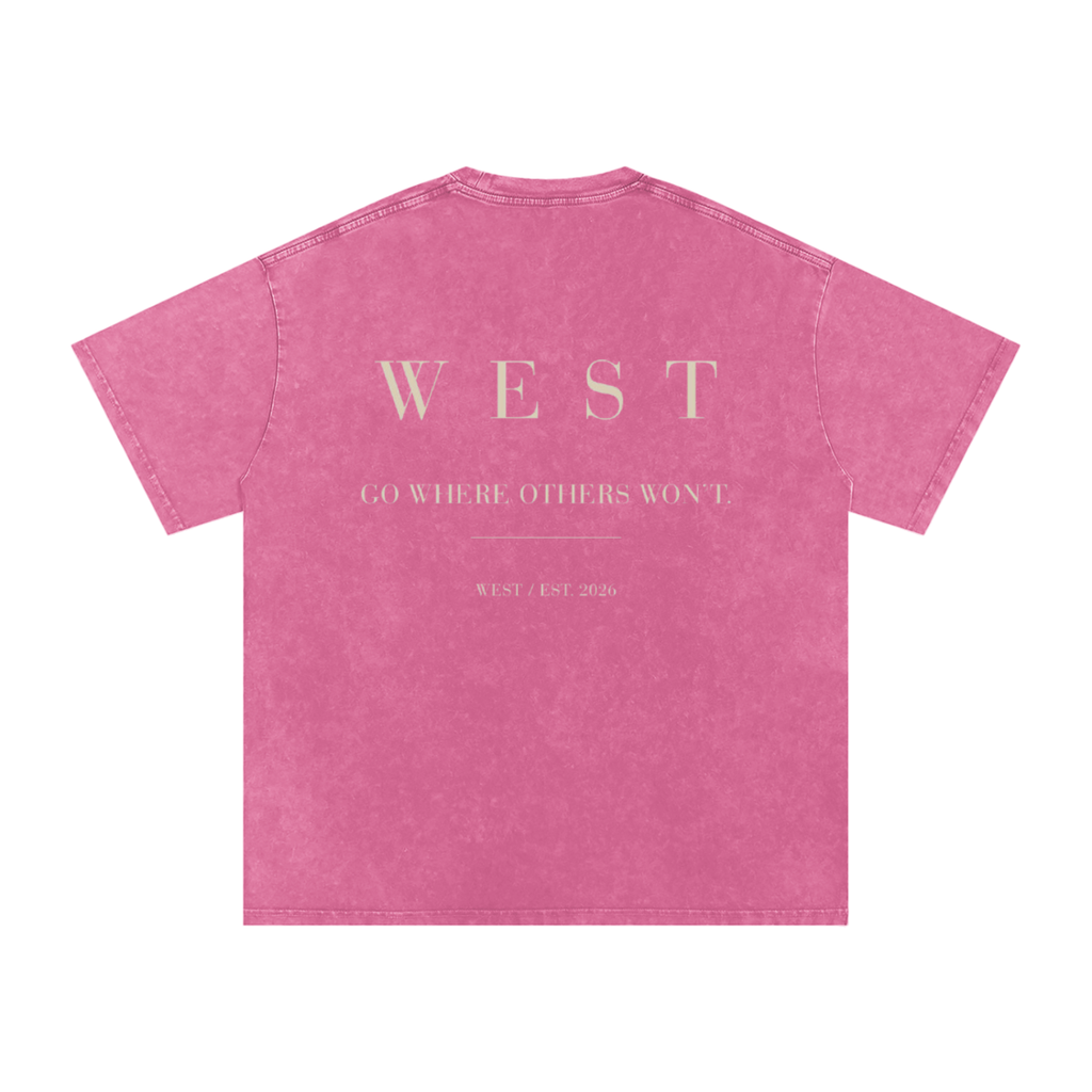 WEST SNOW WASHED COTTON TEE