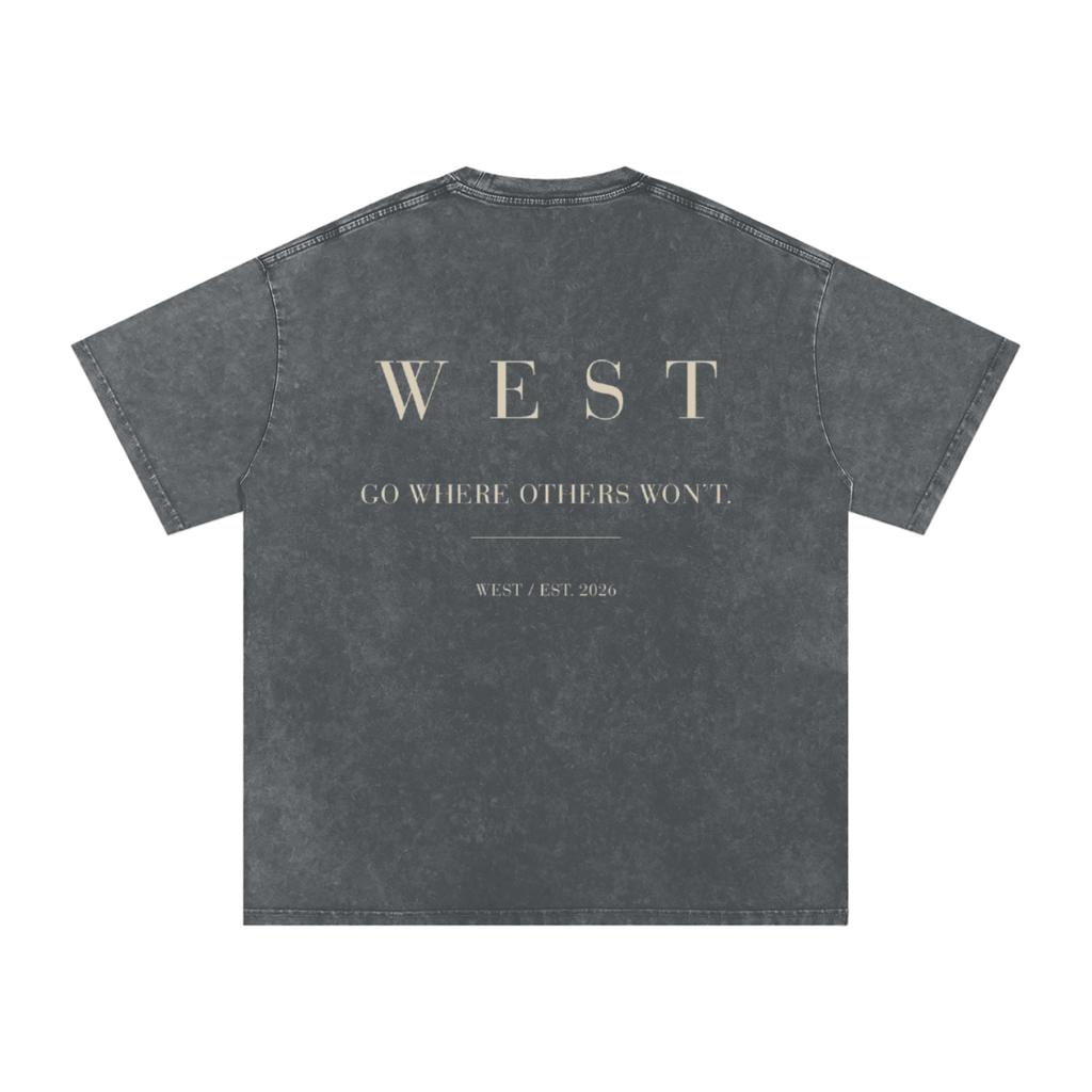 WEST SNOW WASHED COTTON TEE