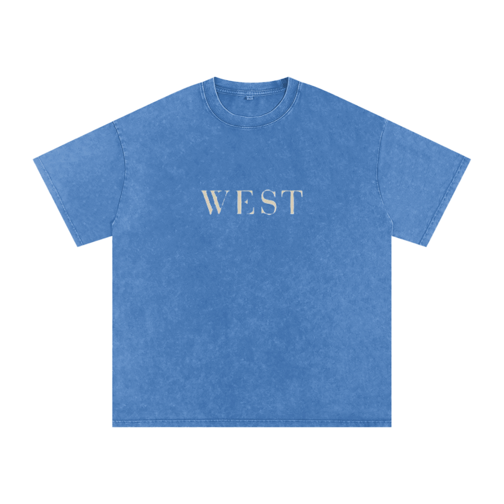 WEST SNOW WASHED COTTON TEE