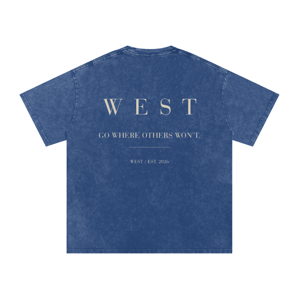WEST SNOW WASHED COTTON TEE